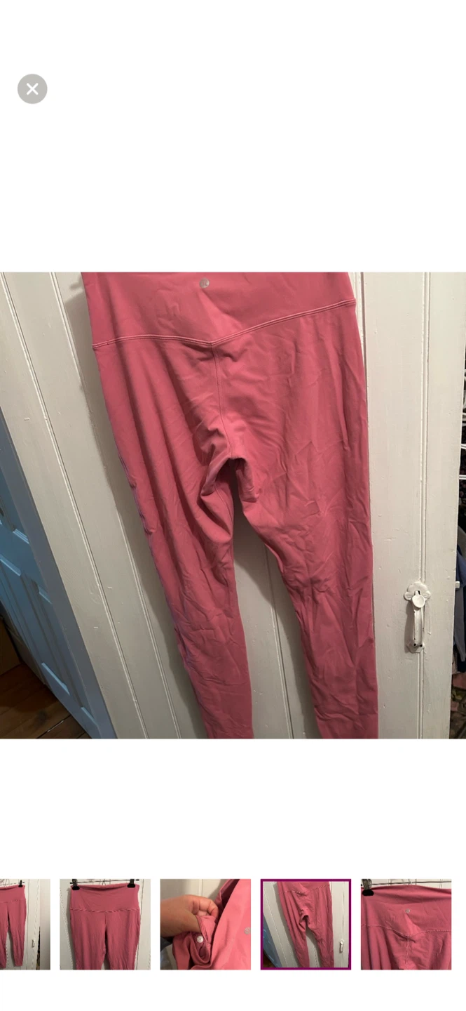 Lululemon Align Leggings, Size 10 tall Pink - photo 4