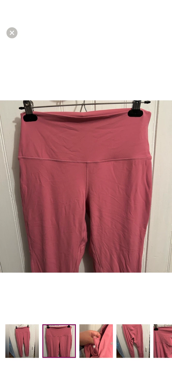 Lululemon Align Leggings, Size 10 tall Pink - photo 2