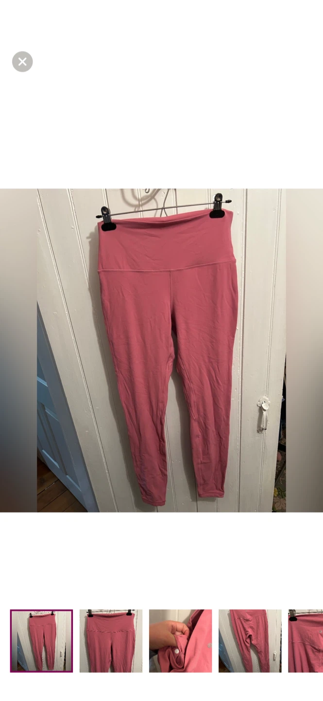 Lululemon Align Leggings, Size 10 tall Pink