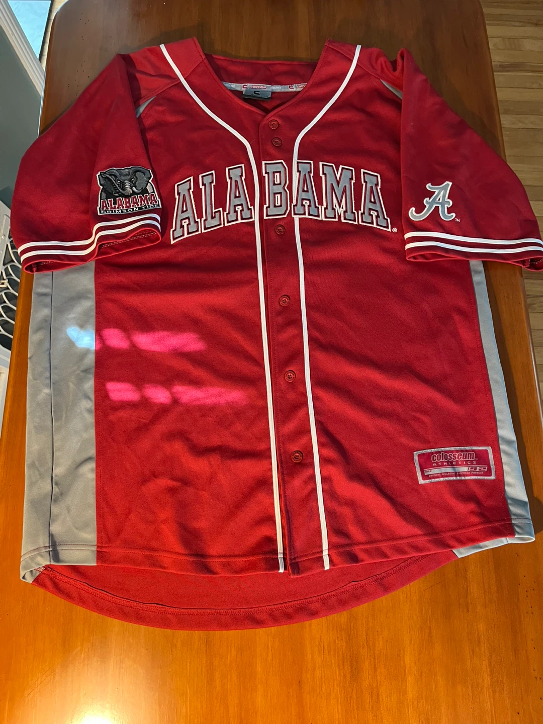 Colosseum Athletics Alabama Crimson Tide Baseball Jersey - XL