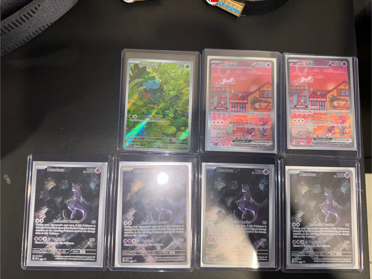 Pokémon Cards: Mew, Mewtwo, snorlax, Bulbasaur