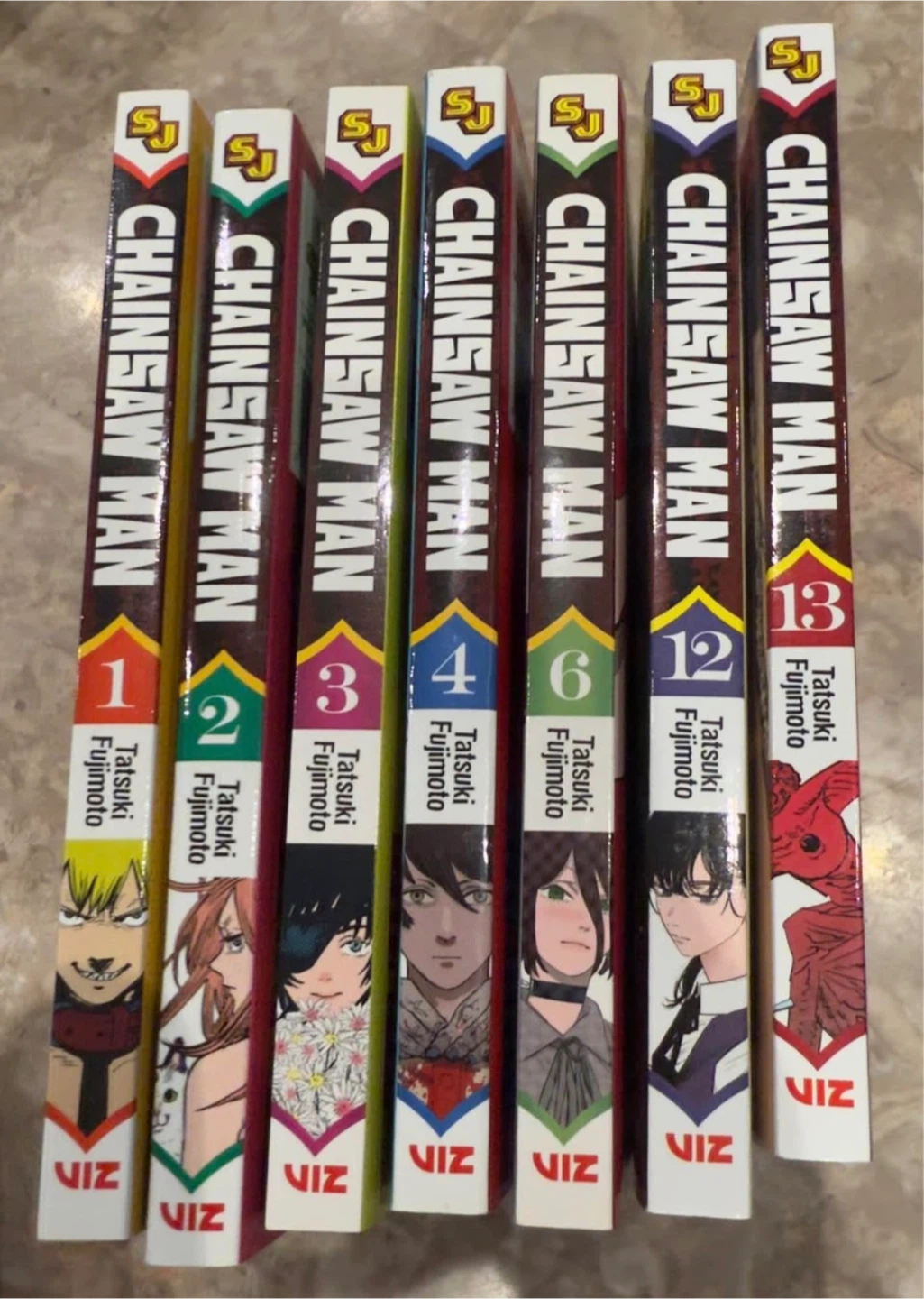 Chainsaw Man Manga Volumes 1, 2, 3, 4, 6