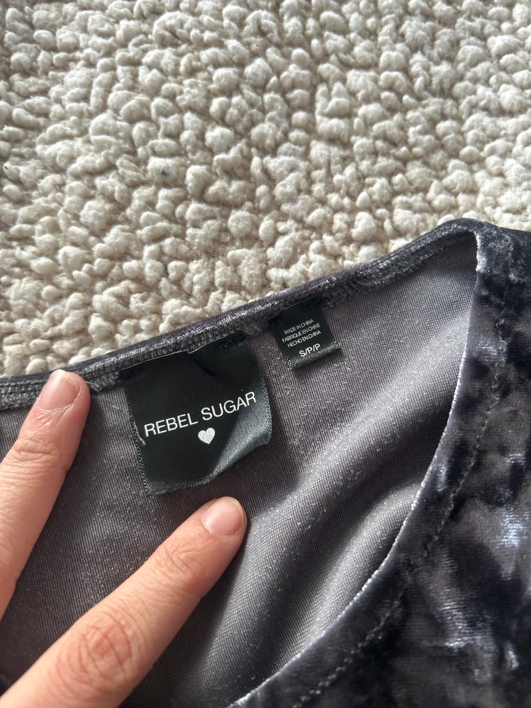 Rebel Sugar Velvet Dress - Size S - photo 3