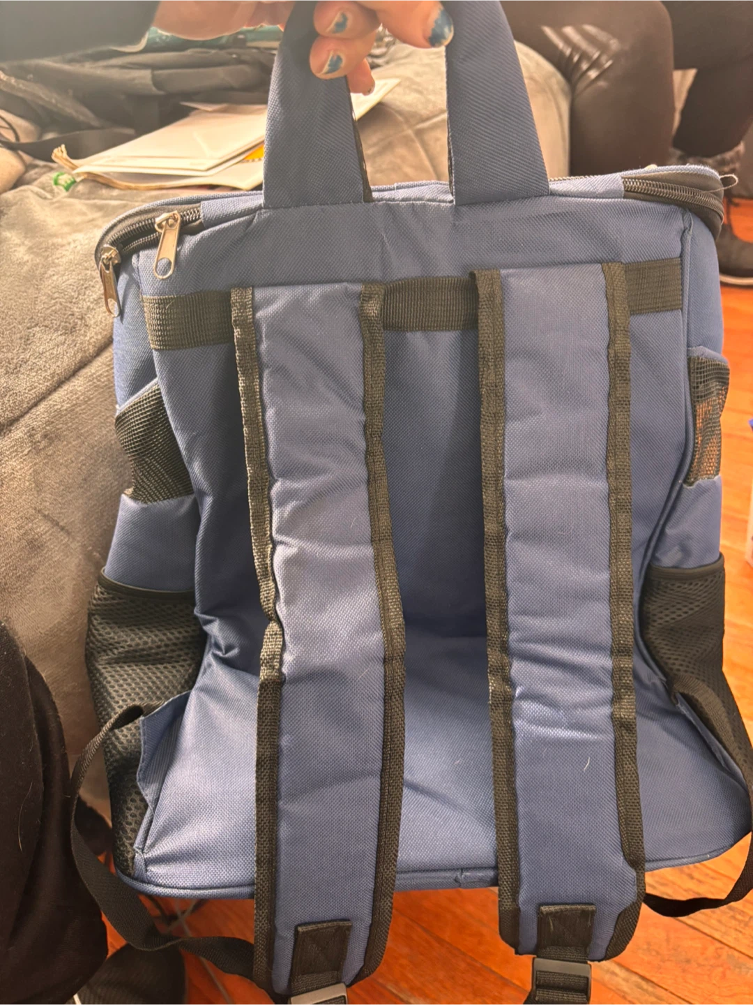 Blue Pet Carrier Backpack - photo 2