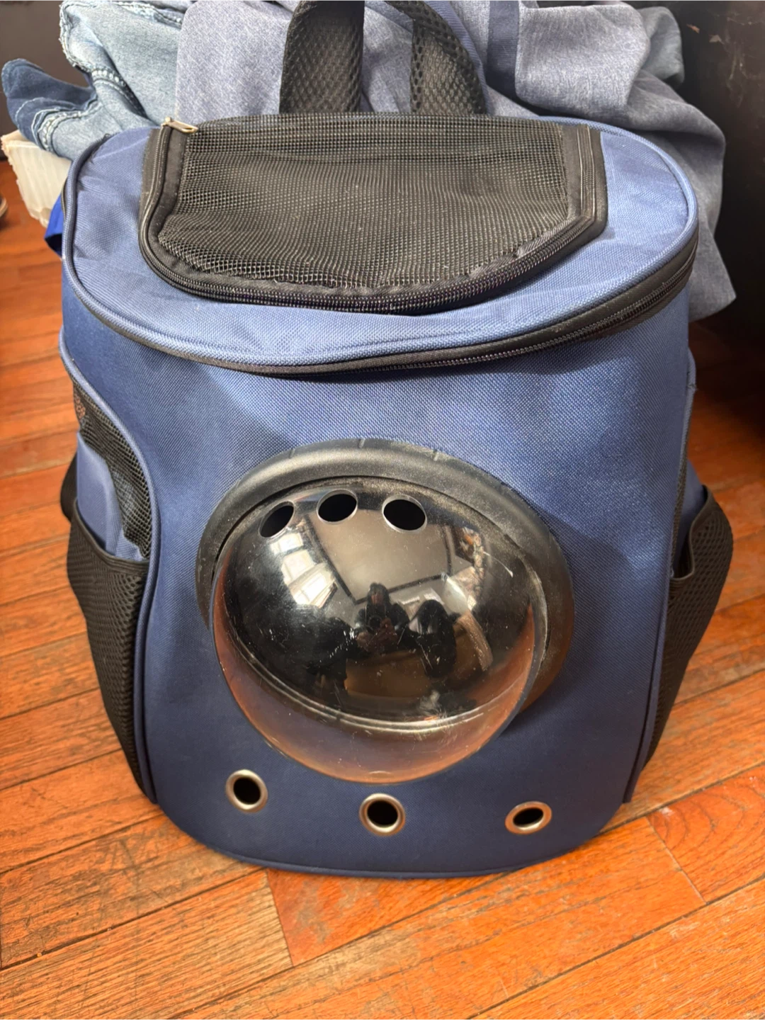 Blue Pet Carrier Backpack