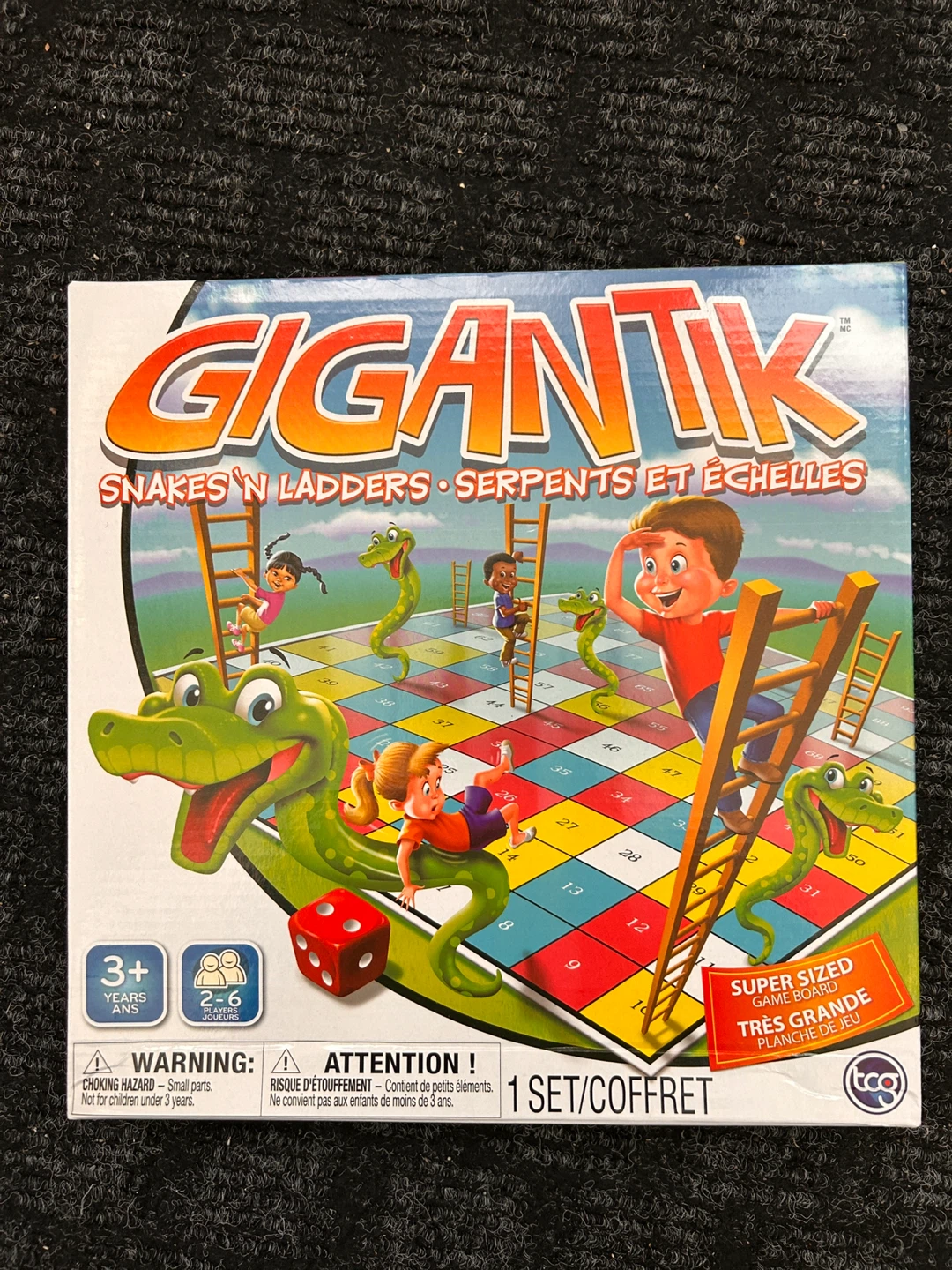 Gigantik Snakes 'n Ladders Game 🥕