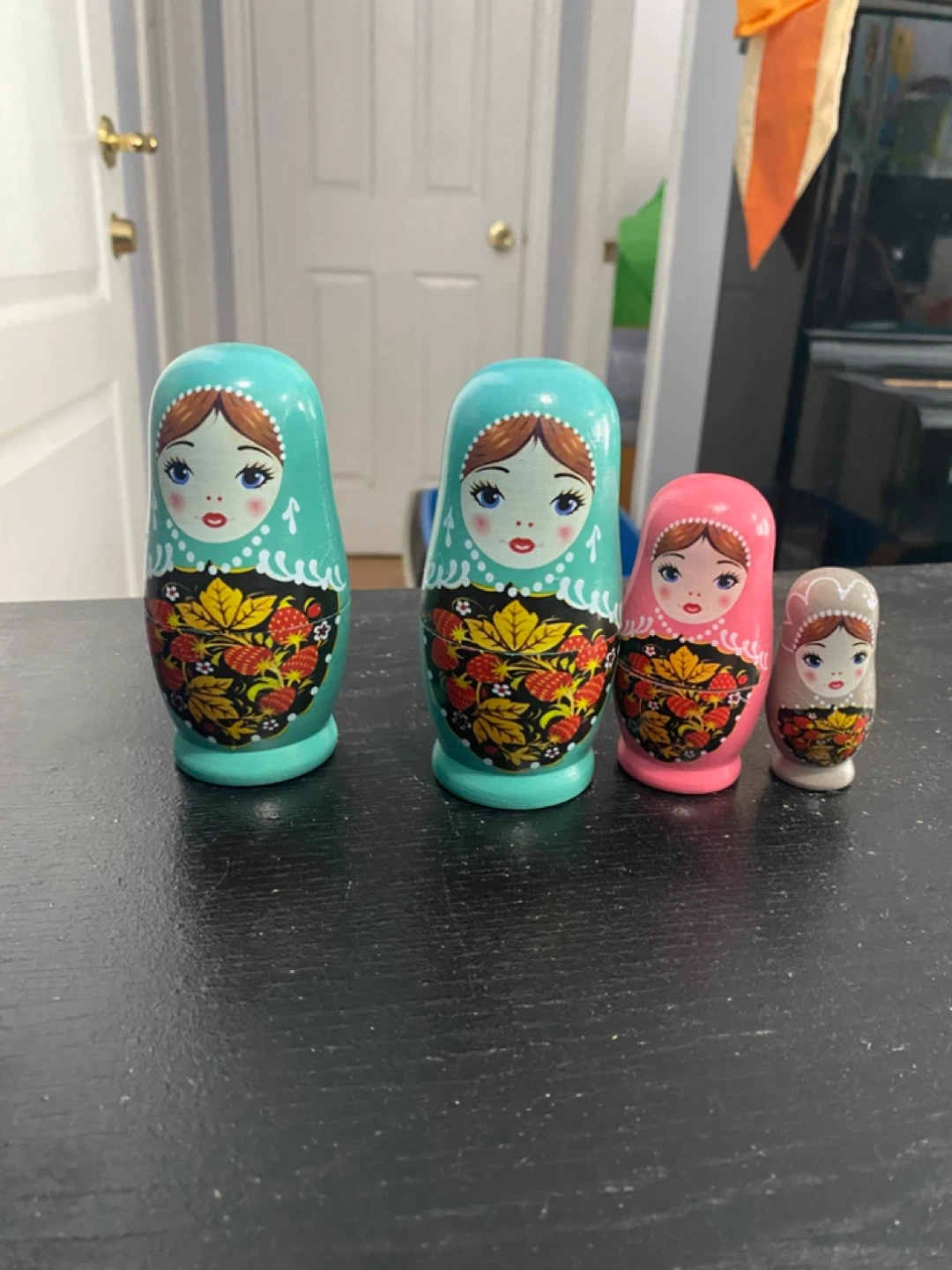 Wooden Matryoshka Nesting Dolls - Set of 3