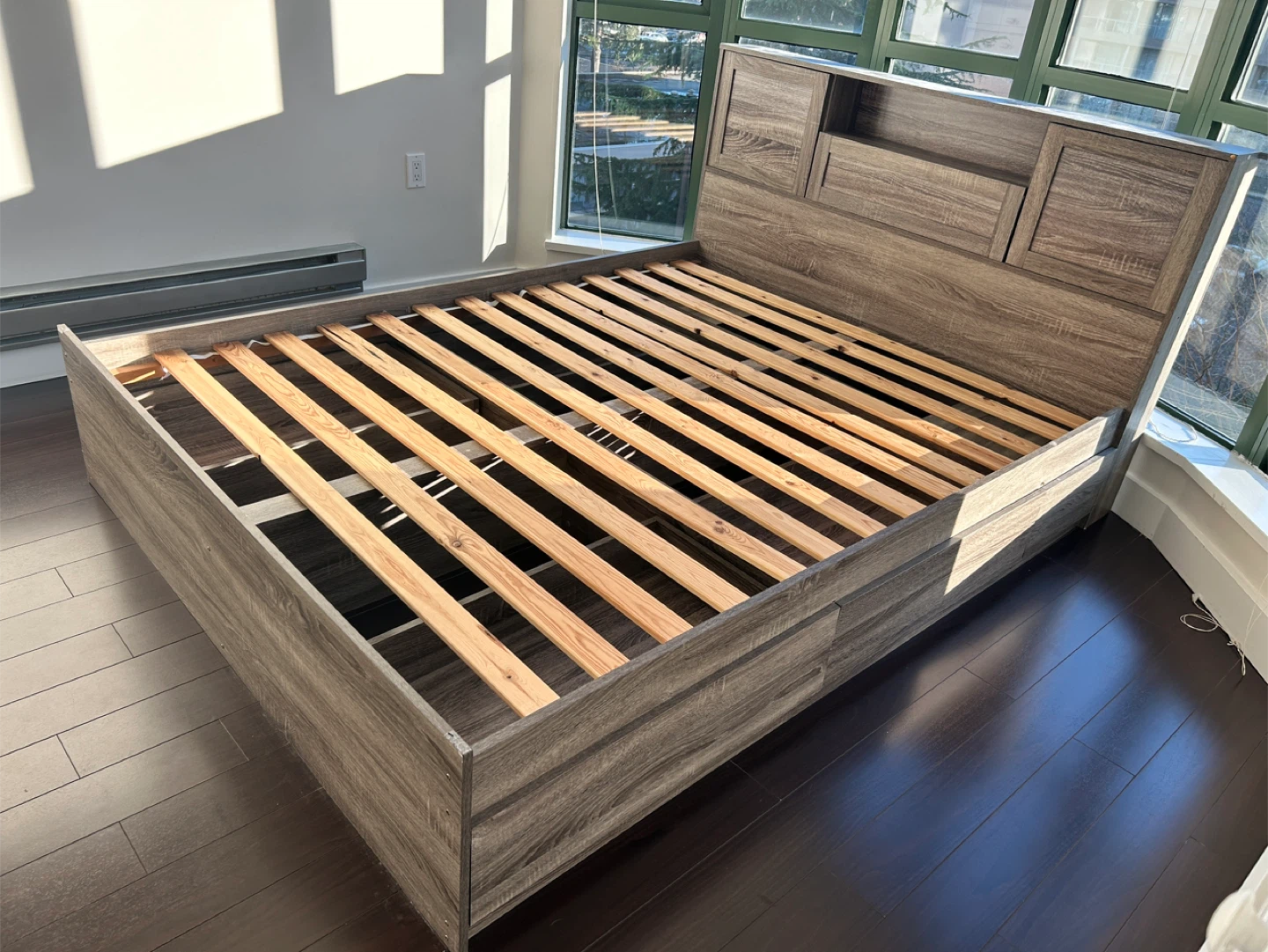 Queen Size Storage Bed Frame - photo 2
