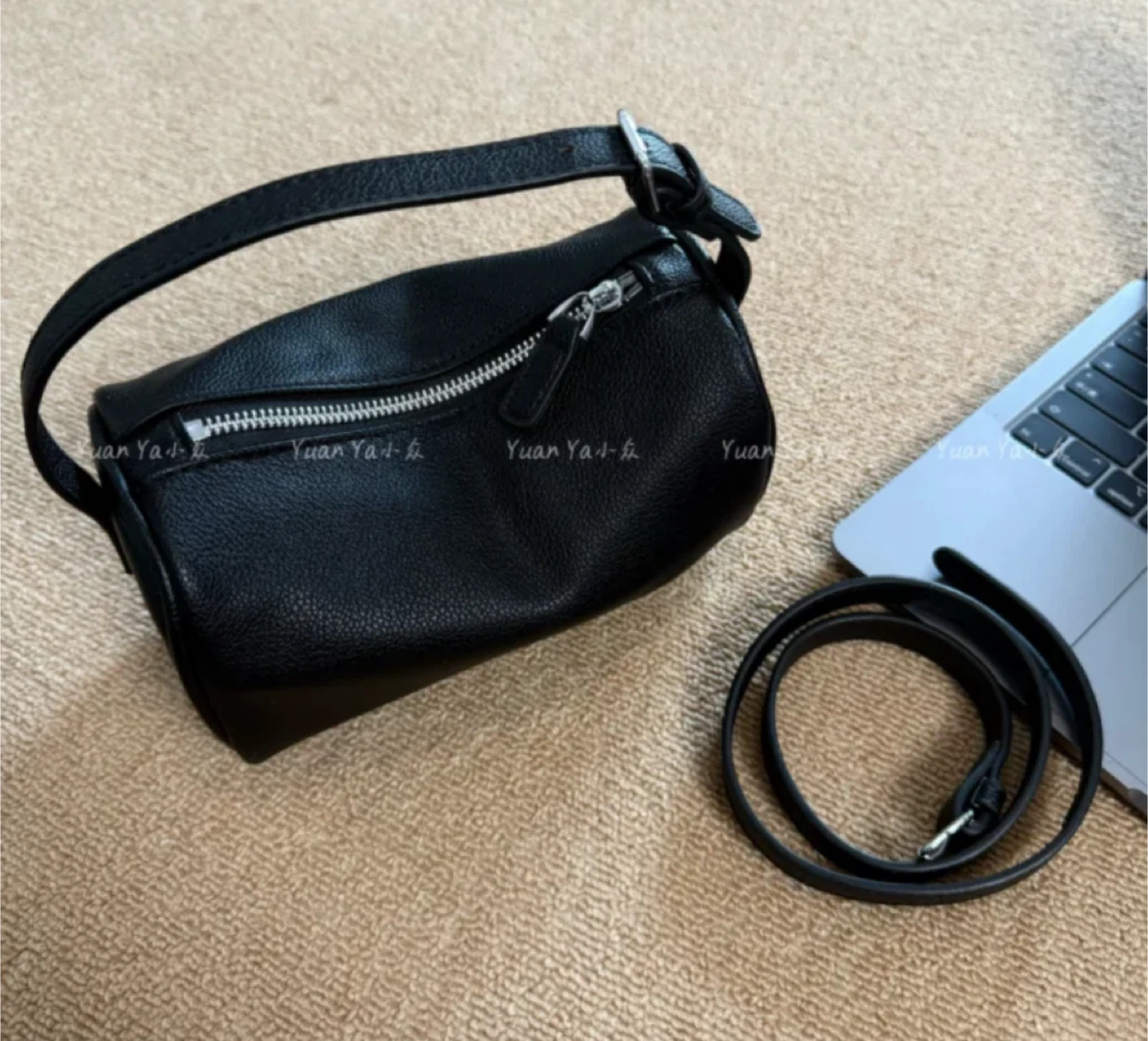 Demelier London Black Leather Bag(on Hold)