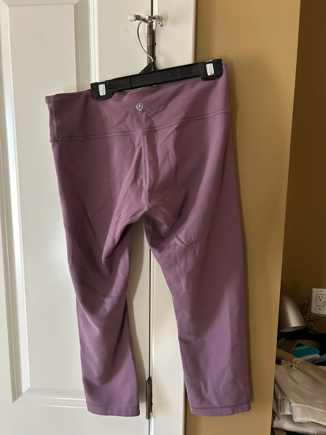 Reversible to black too Lululemon Crop Leggings, Purple - photo 2
