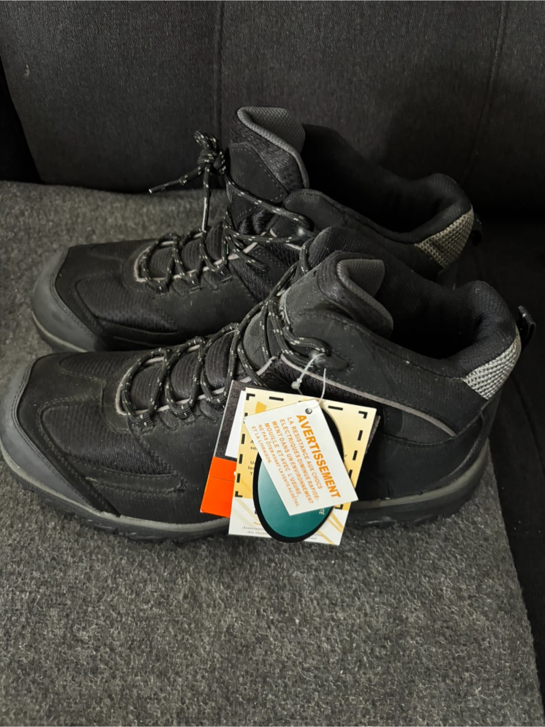 Dakota Quad Comfort Lite Black Boots - Size 12
