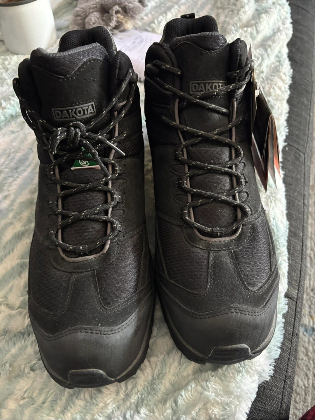 Dakota Quad Comfort Lite Black Boots - Size 12 - photo 5