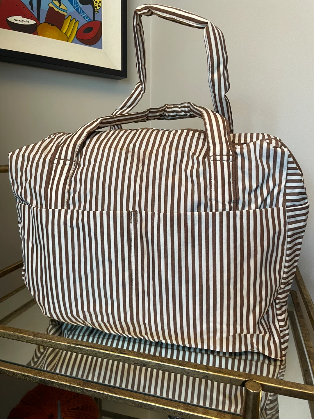 BAGGU Brown Stripe Cloud Carry-On - photo 3