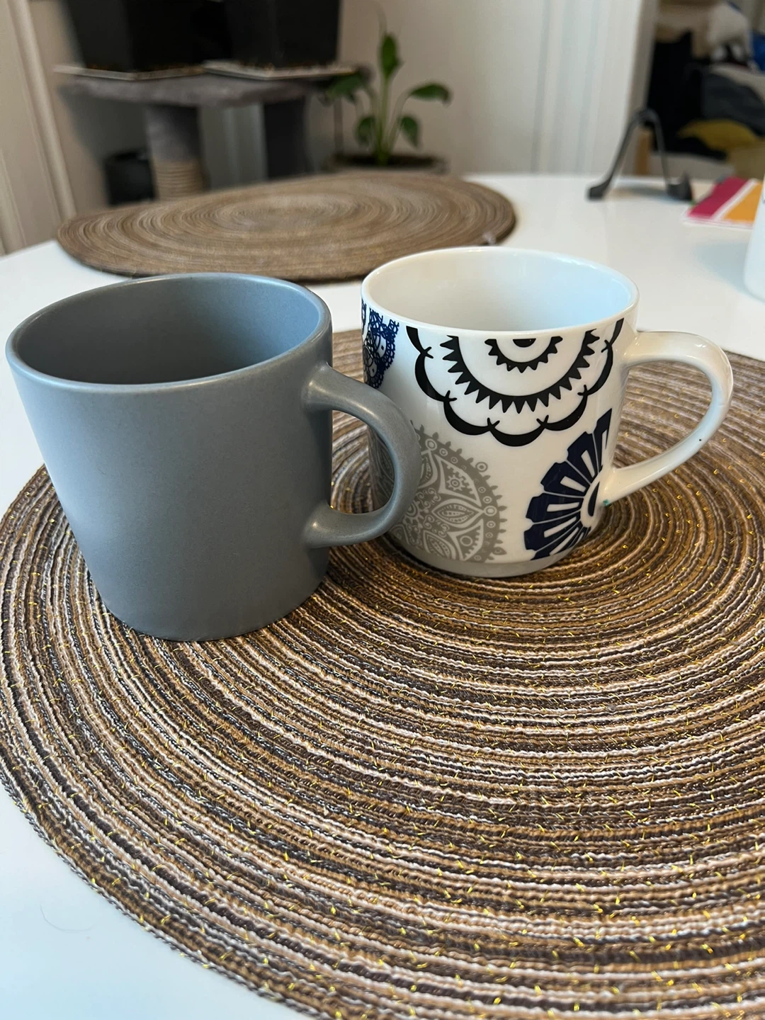 🥕Mugs - Grey and Patterned 🥕