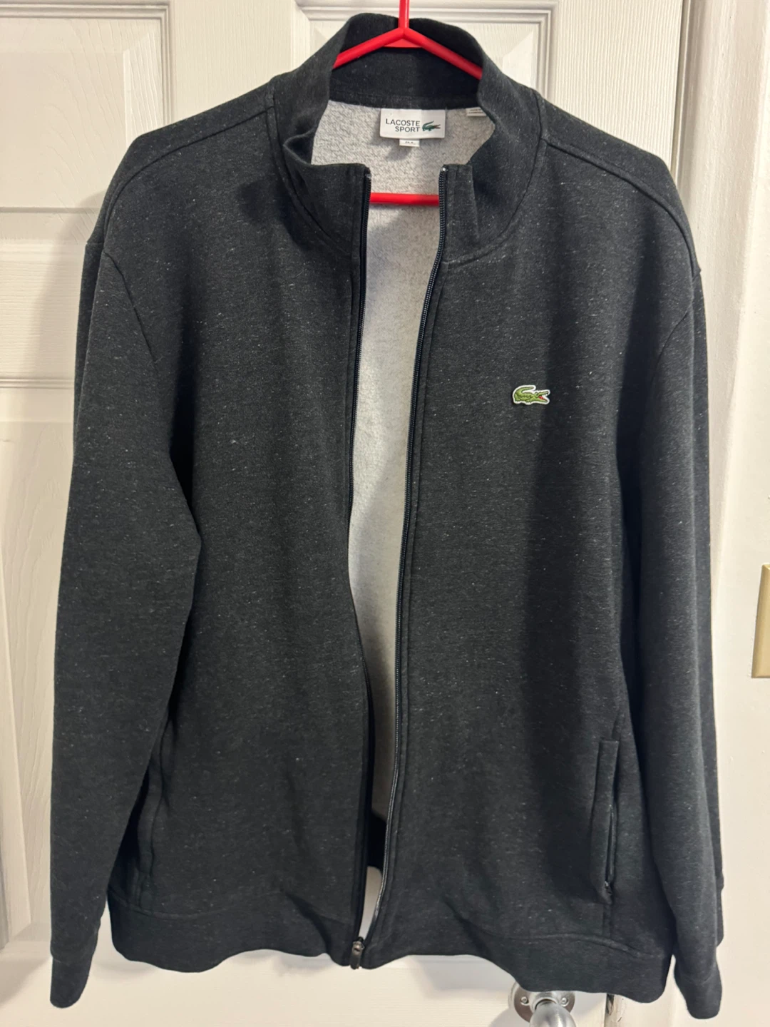 Men's Lacoste SPORT Cotton Blend Fleece Zip Sweatshirt - photo 4