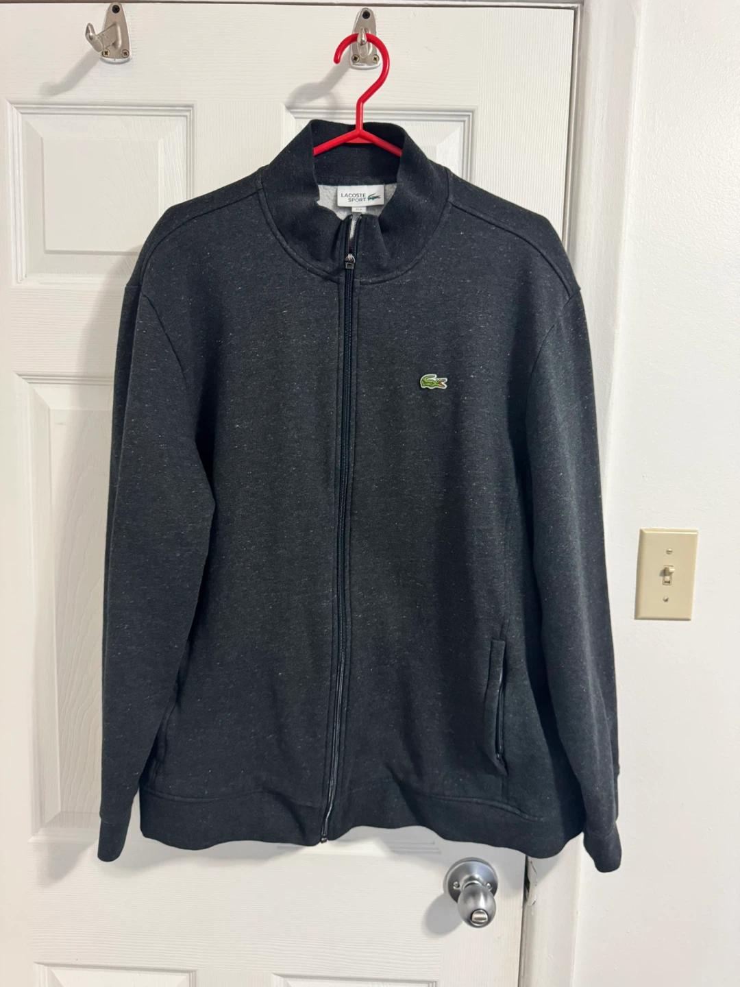 Men's Lacoste SPORT Cotton Blend Fleece Zip Sweatshirt