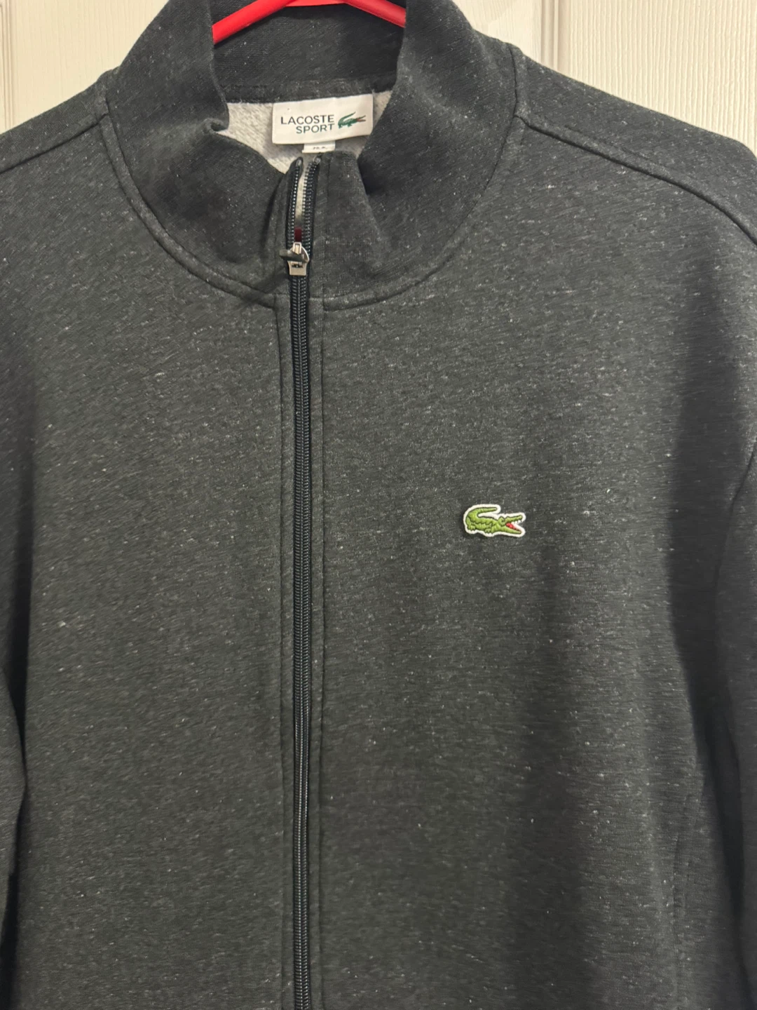 Men's Lacoste SPORT Cotton Blend Fleece Zip Sweatshirt - photo 2