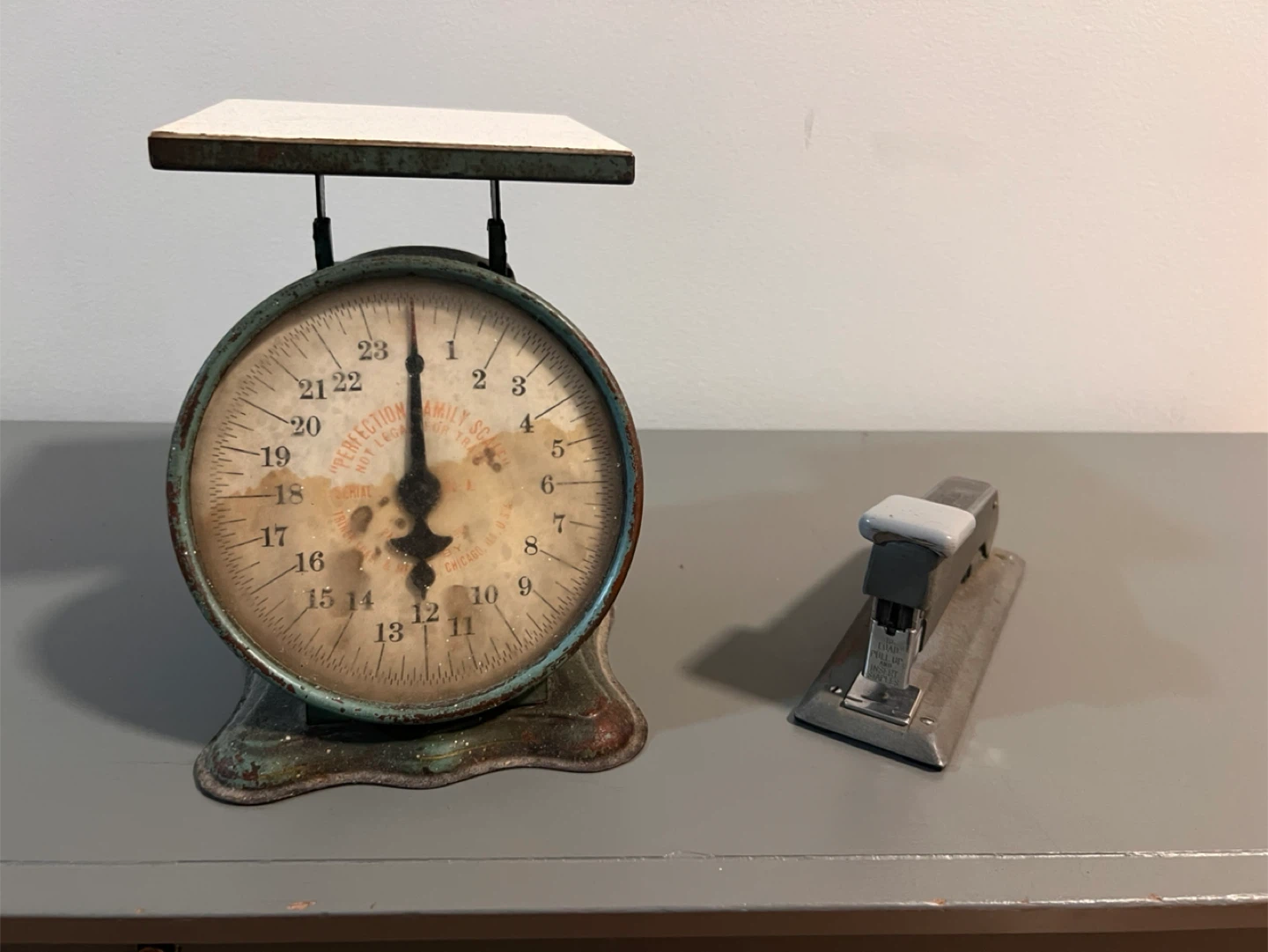 Vintage Perfection Family Scale & Bostitch Stapler