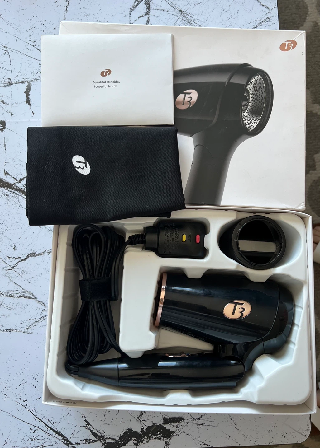 T3 Featherweight Compact Folding Hair Dryer - NEW - photo 2