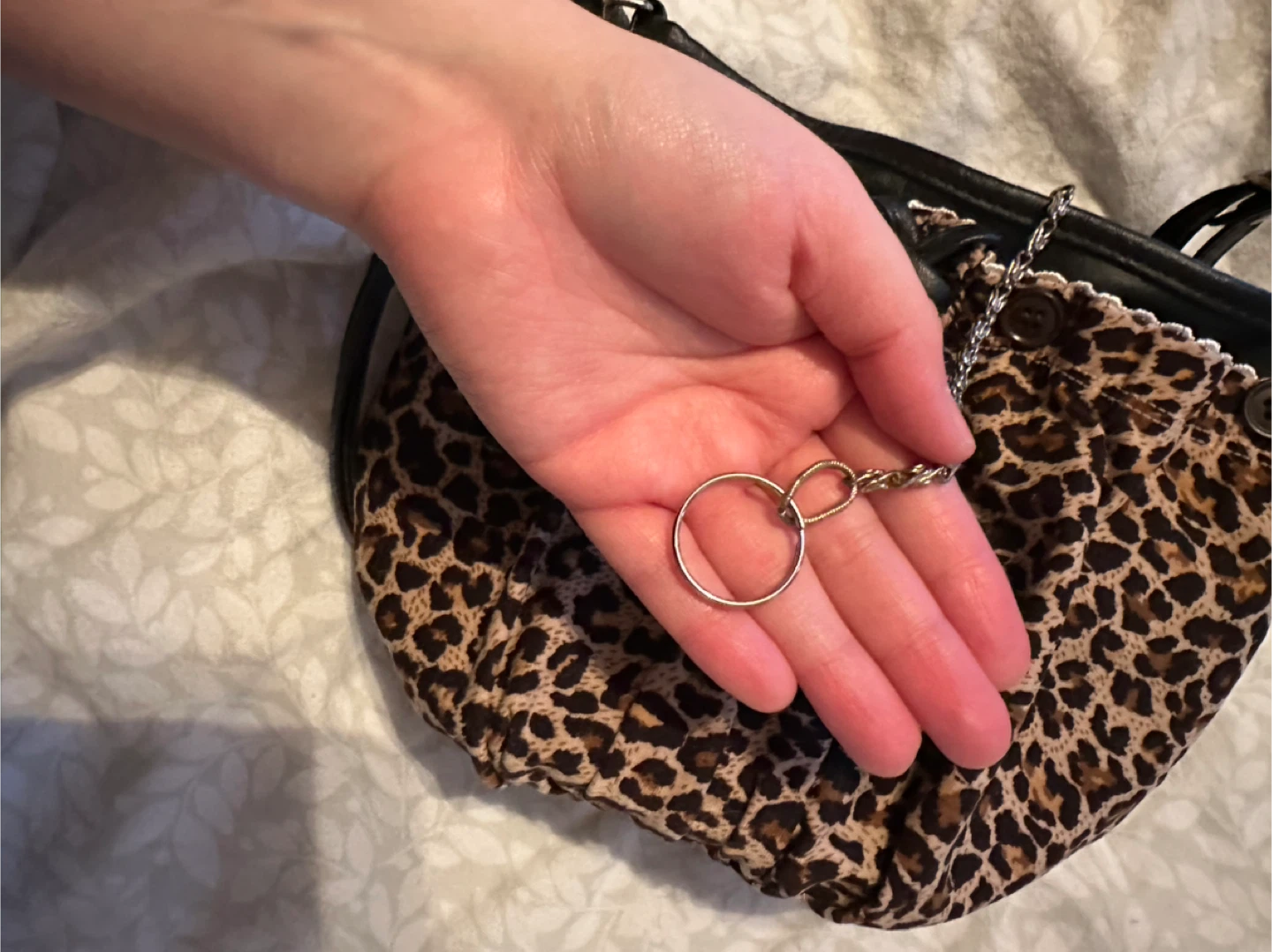 Leopard Print Shoulder Bag - photo 4