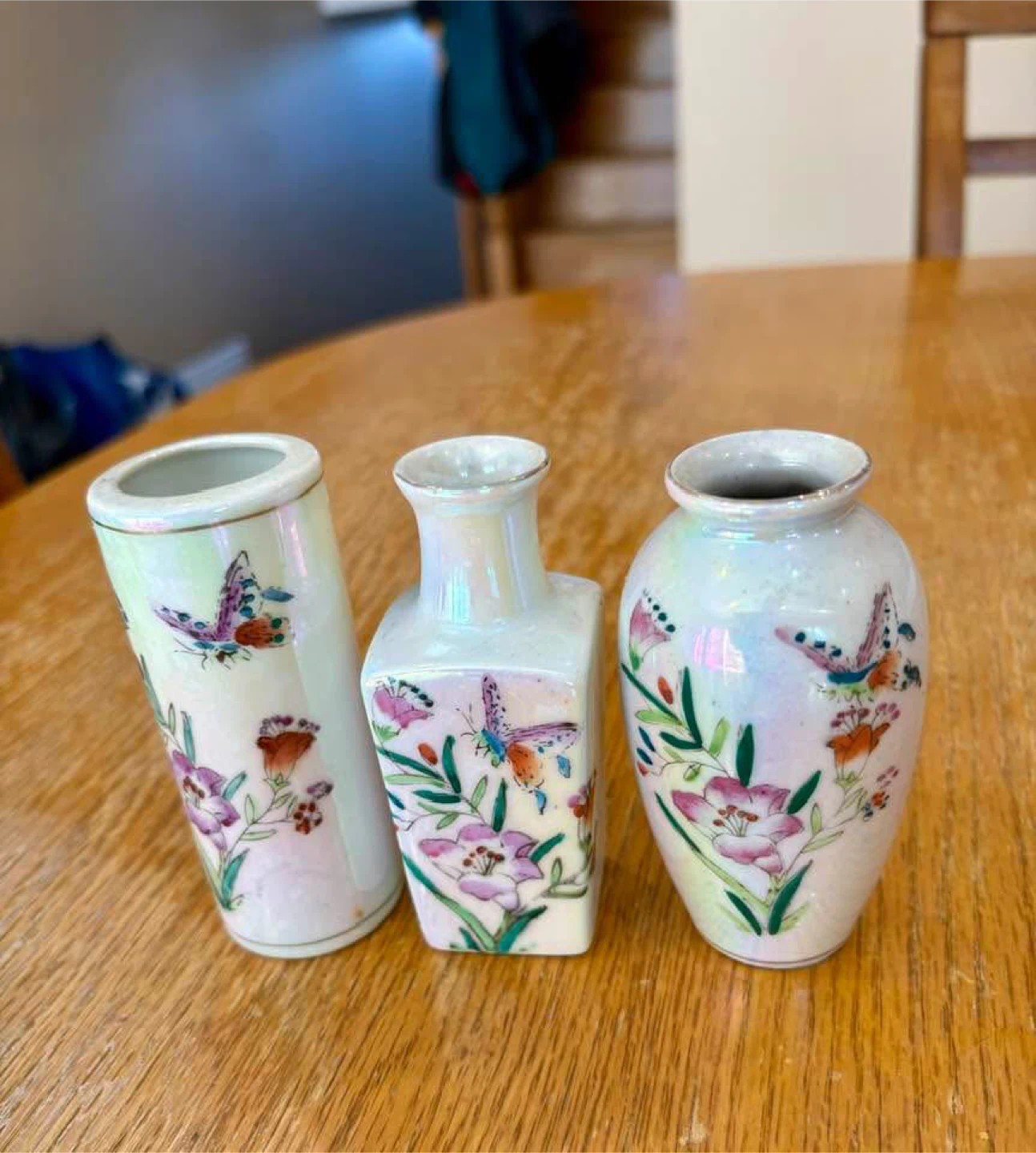 Set of 3 Decorative Vases