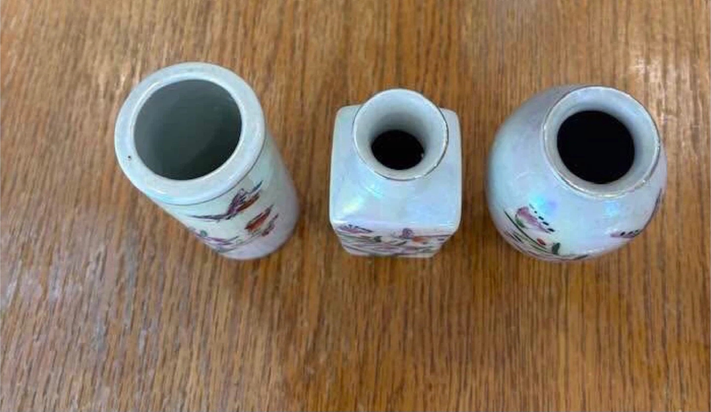 Set of 3 Decorative Vases - photo 3