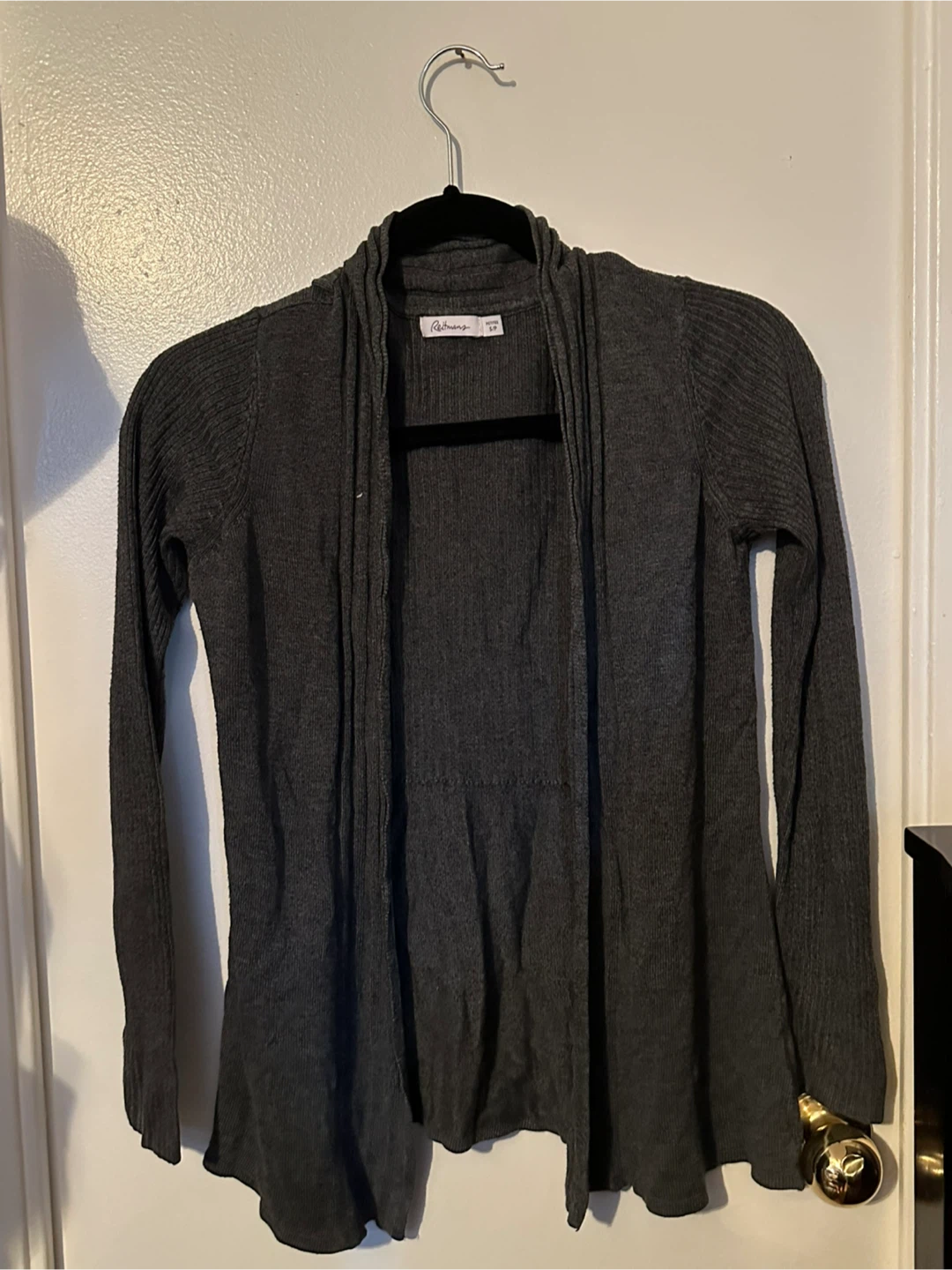 Reitmans Petites Gray Cardigan - Size S