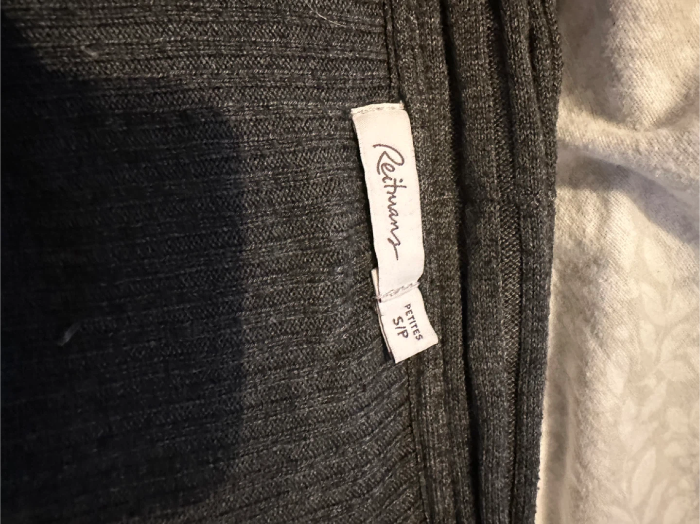 Reitmans Petites Gray Cardigan - Size S - photo 2