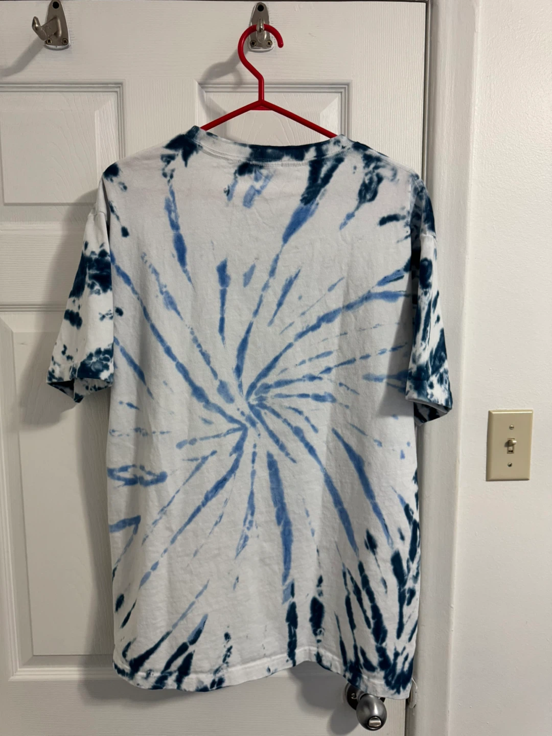 Kith Summer Tie Dye T-Shirt 'Blue/White' (XL) - photo 5