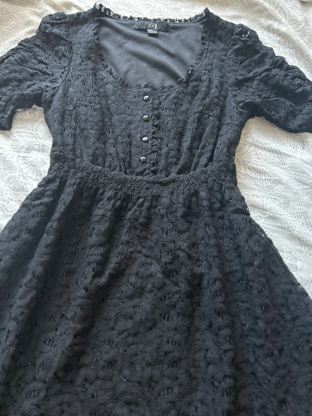 XXI Black Lace Dress - Size M/M - photo 5