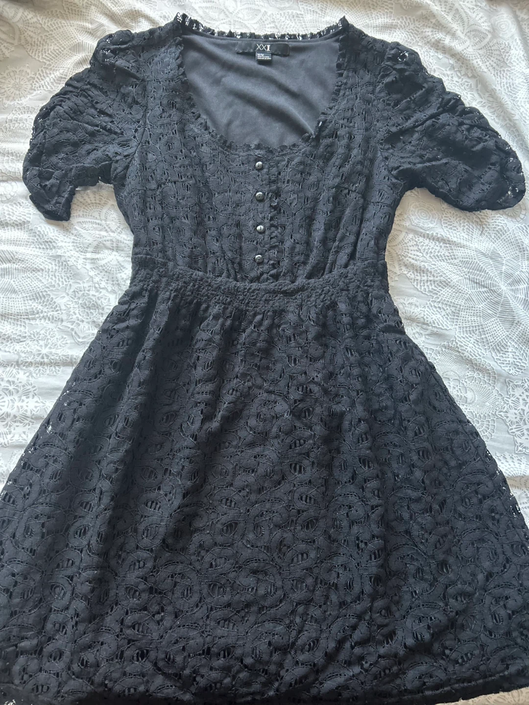 XXI Black Lace Dress - Size M/M - photo 4