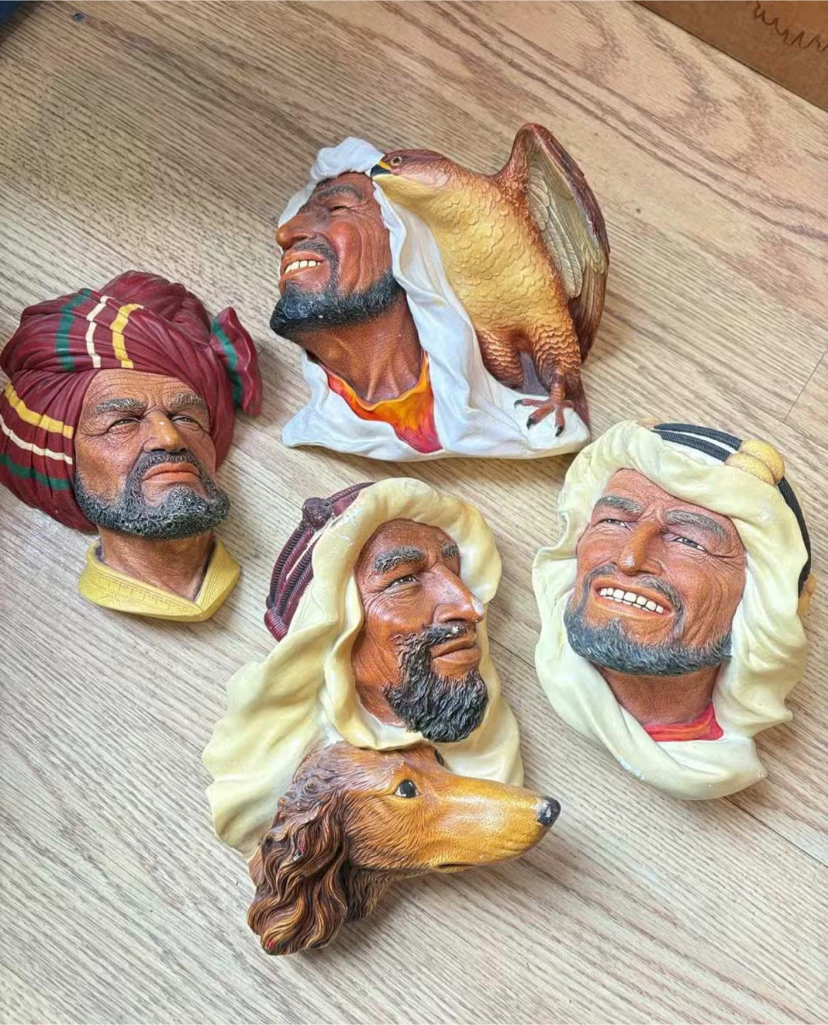 Vintage Bosson's England Head Plaques