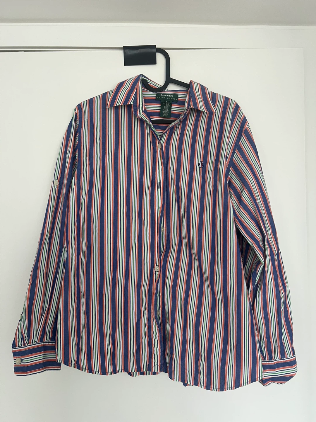 Ralph Lauren Striped Button-Up Shirt - Size L