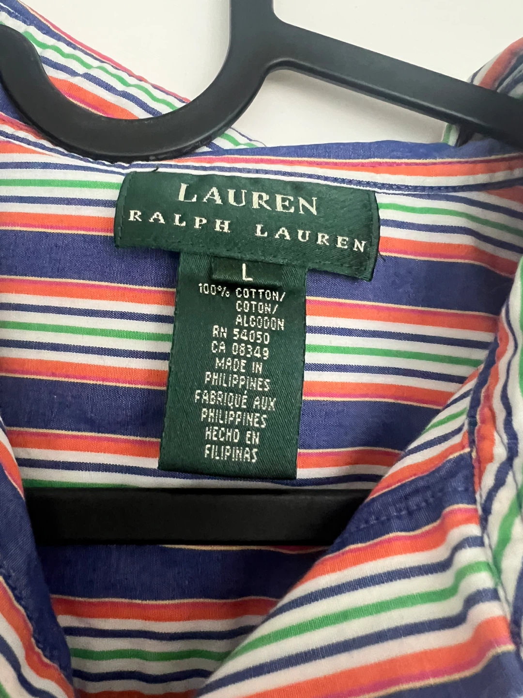 Ralph Lauren Striped Button-Up Shirt - Size L - photo 2