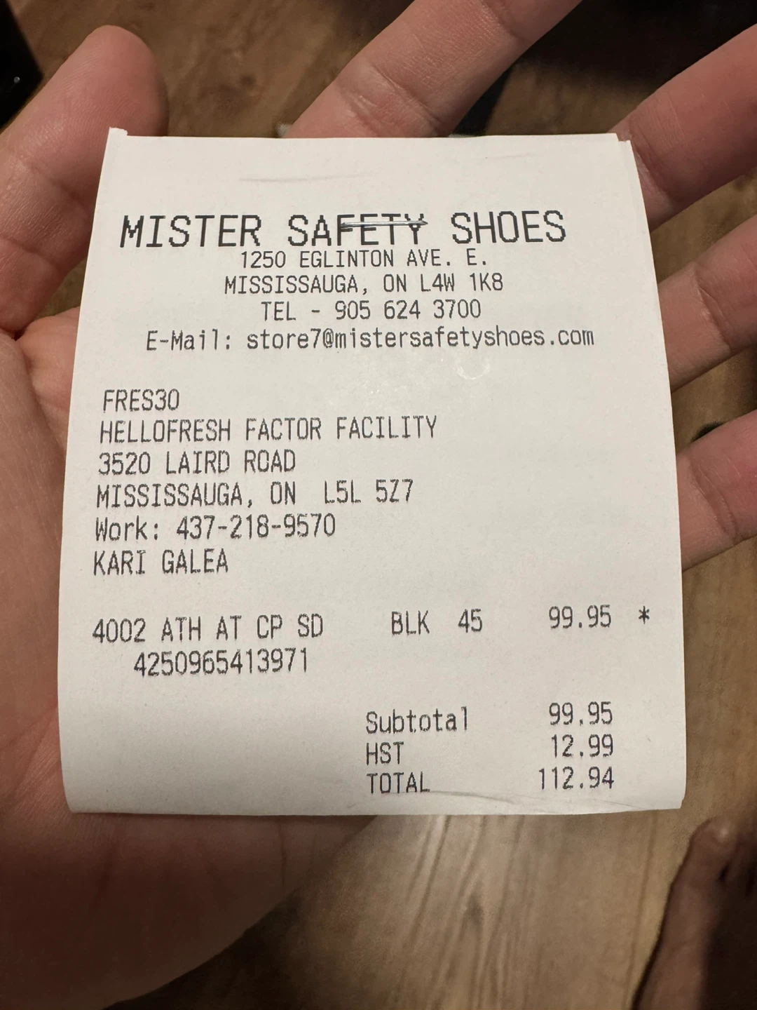 PERF Safety Shoes - Size 11 US - photo 3
