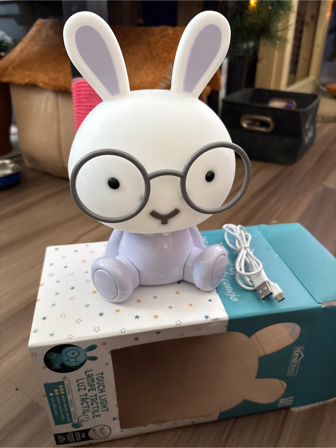 Blue Bunny Touch Light - New in Box - photo 3