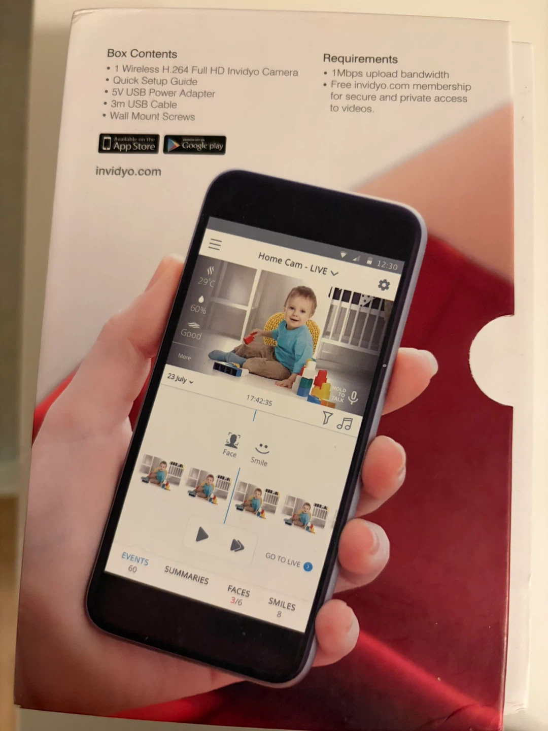 Invidyo World's Smartest Video Baby Monitor - New in Box! - photo 2