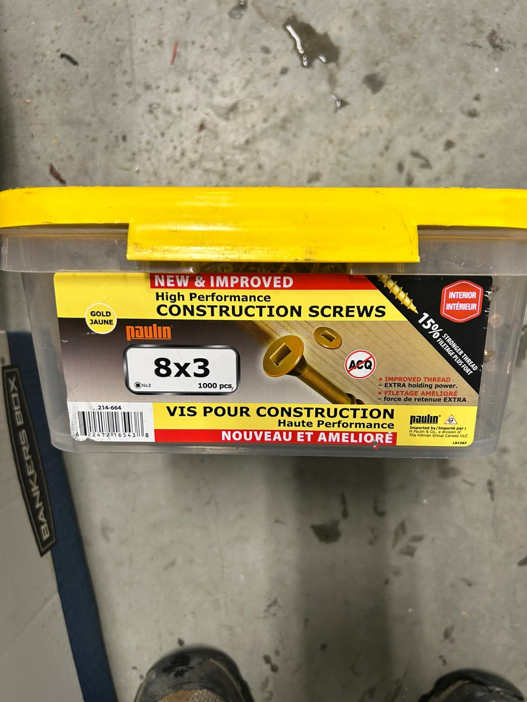 Paulin 8x3 Construction Screws - 1000 pcs