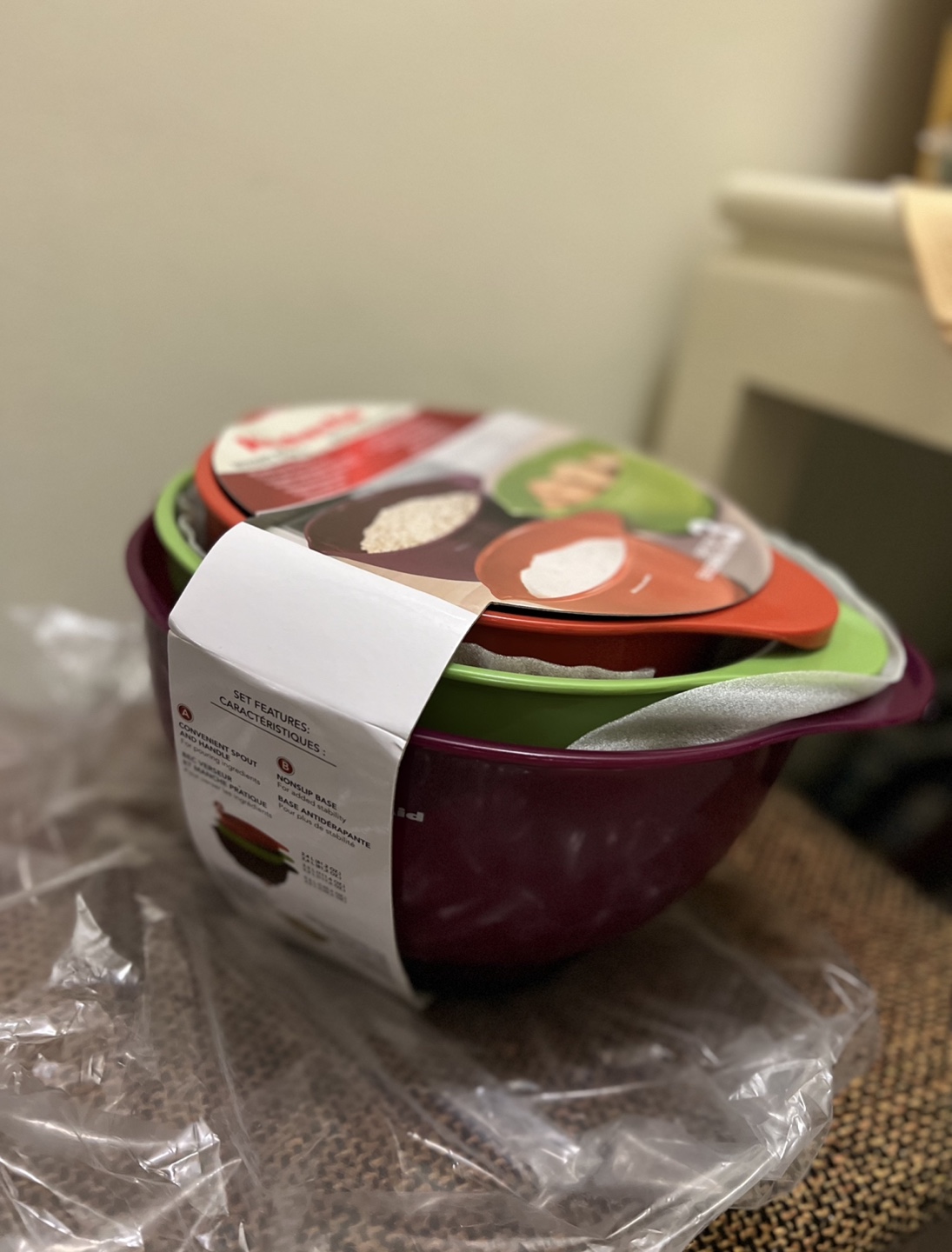 KitchenAid 3-Piece Mixing Bowl Set - NEW - photo 2