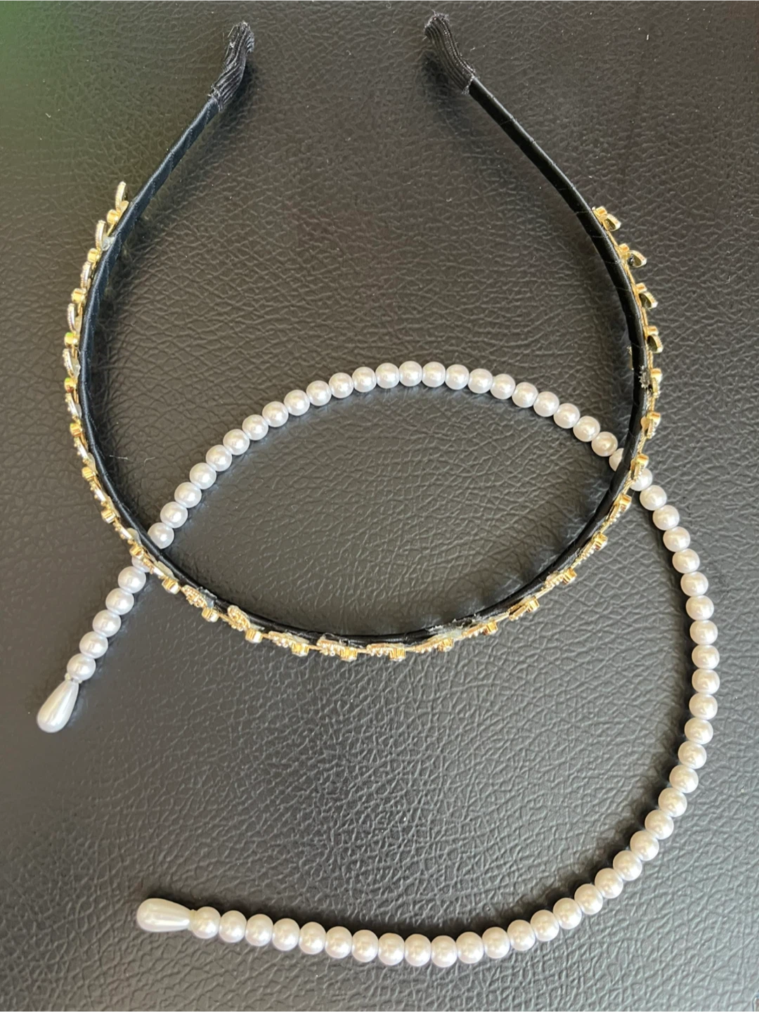 Headbands - Gold Leaf & Pearl