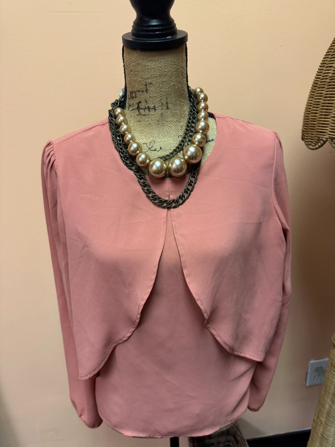 Pink Layered Blouse $10 - photo 4