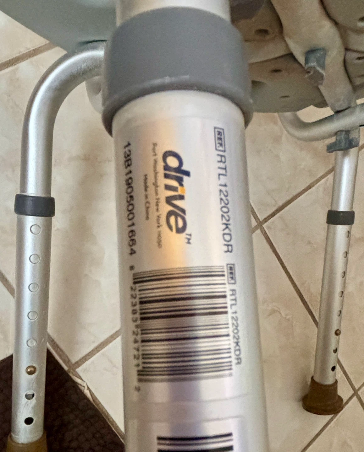 Drive Bath Chair (with back) adjustable height - photo 5