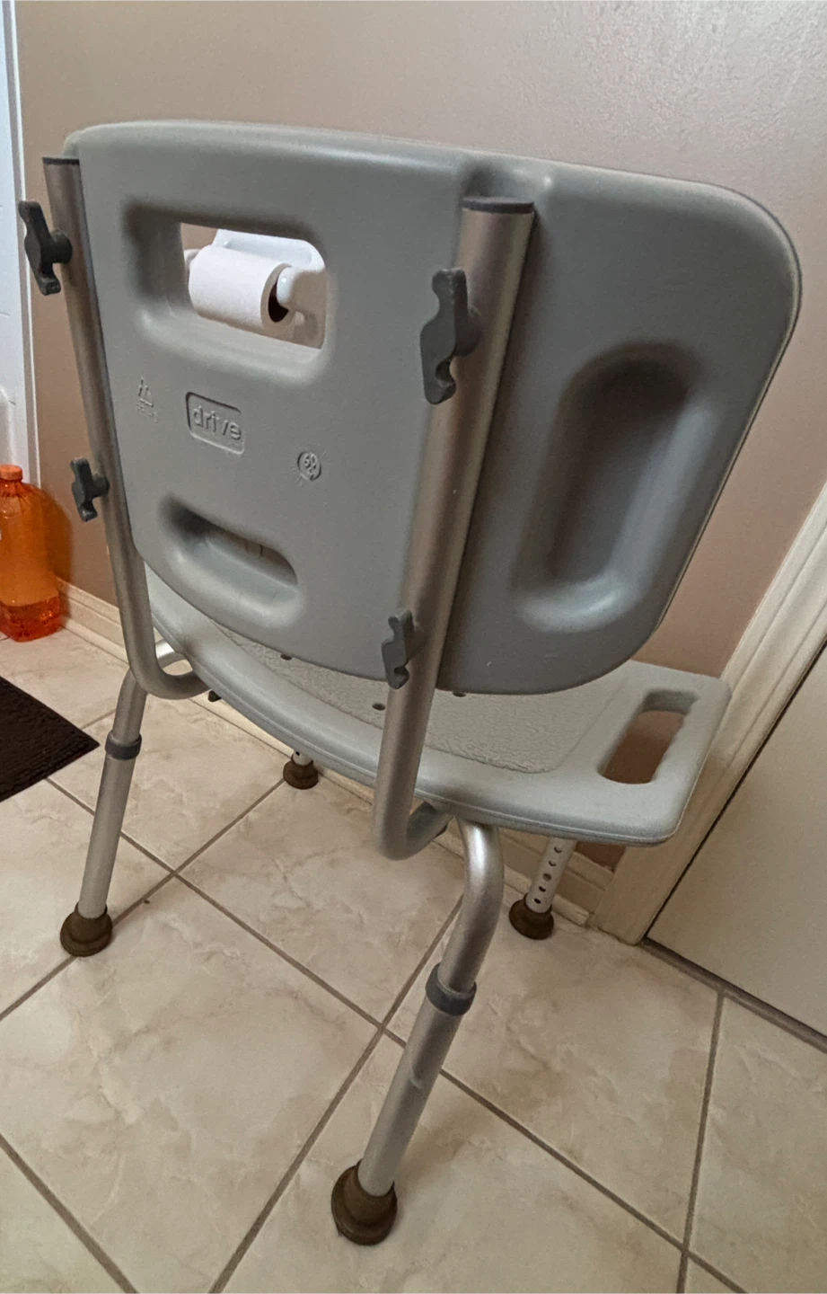 Drive Bath Chair (with back) adjustable height - photo 2