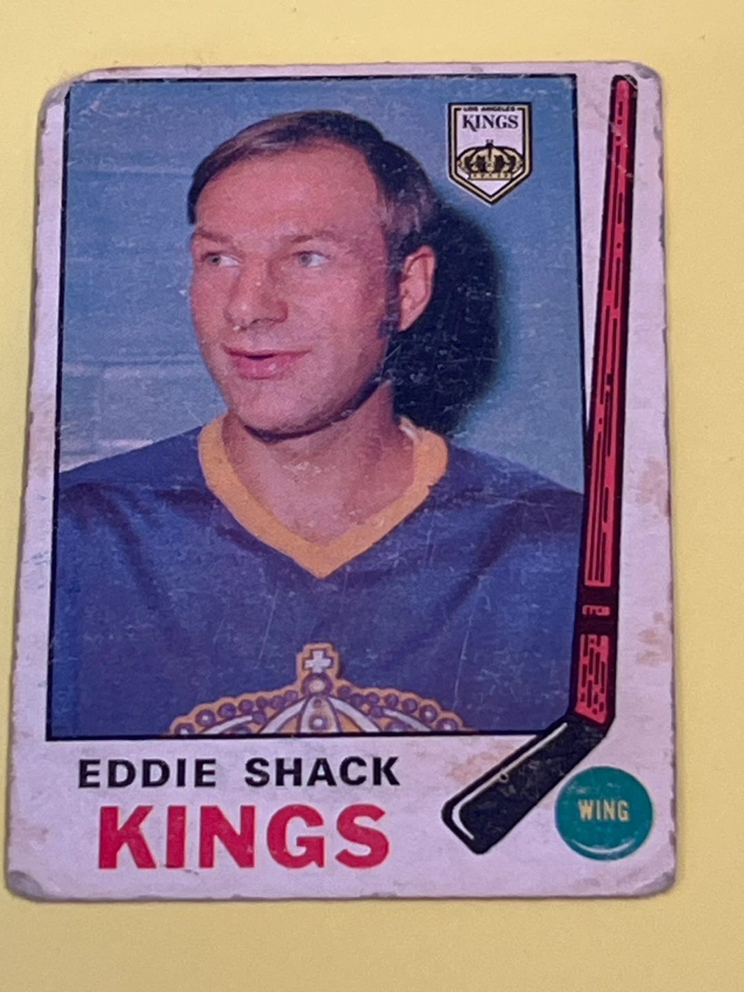 1969 LOS ANGELES KINGS EDDIE SHACK NO1842