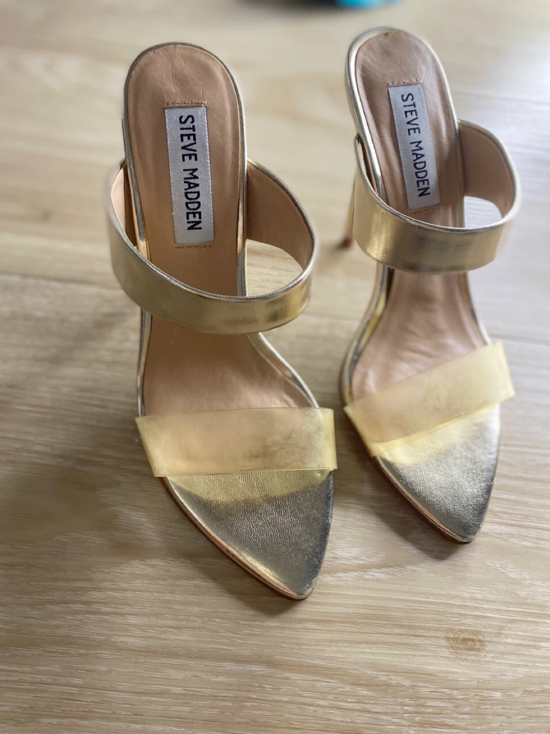 Steve Madden Gold Heels - Size 7