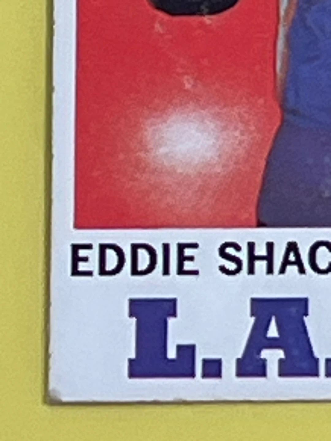 Eddie Shack L.A. Kings Hockey Card - photo 2