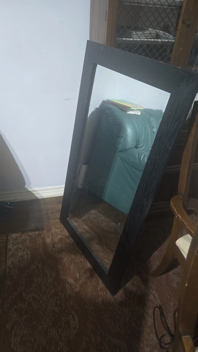 Black Framed Mirror