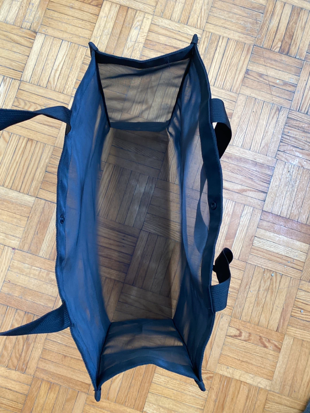 Black Mesh Tote Bag - photo 2