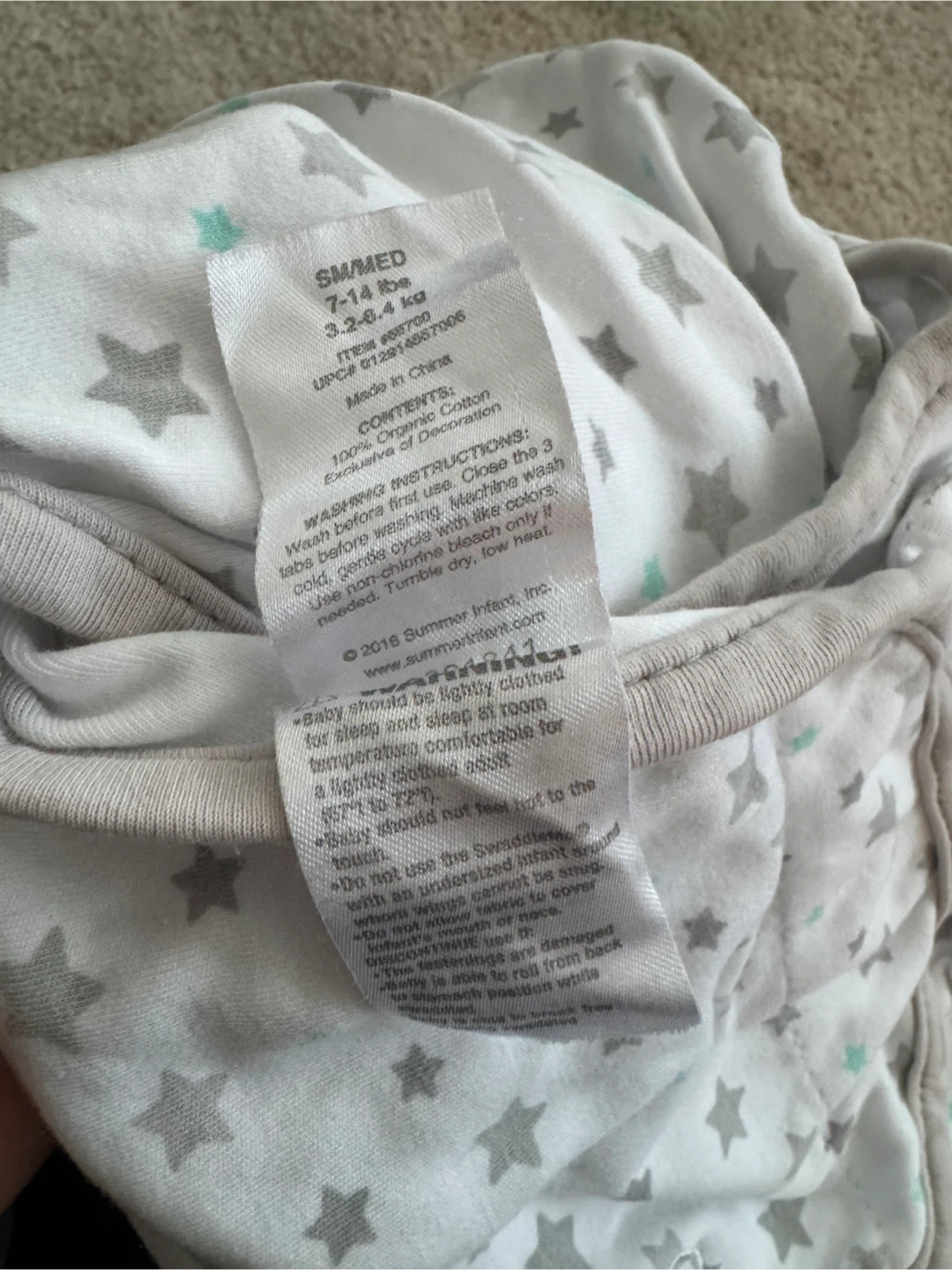 Infant SwaddleMe SM/MED 7-14lbs - photo 2