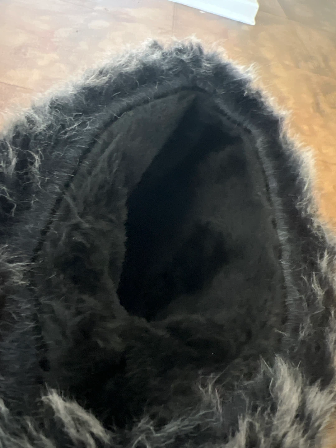 Women’s Black Winter Boots with Faux Fur Trim - photo 3